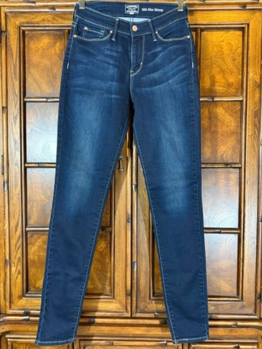 Levi's Signature Gold Yosemite Dusk Mid-Rise Skinny Sz 2L W26 x L32